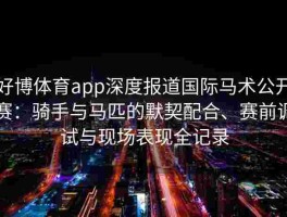 好博体育app深度报道国际马术公开赛：骑手与马匹的默契配合、赛前调试与现场表现全记录